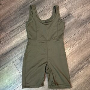 Olive Green Rue21 Sleeveless Romper